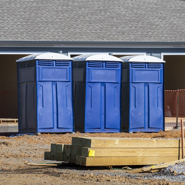 what is the maximum capacity for a single porta potty in Sixteen Mile Stand OH